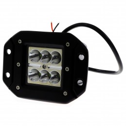 REFLEKTOR LED, 10-30V, 18W, IP67, CZARNY