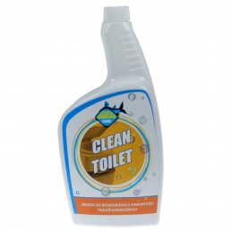 Aktywny biologicznie produkt do czyszczenia toalet chemicznych.